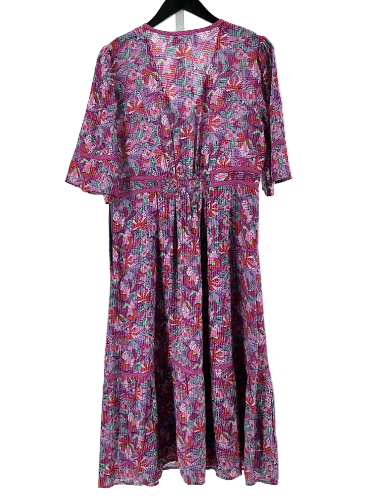 ba&sh Size L Purple multi Dress