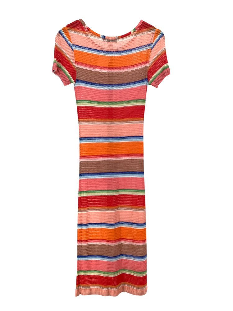 Missoni Size 4 Orange Multi Dress