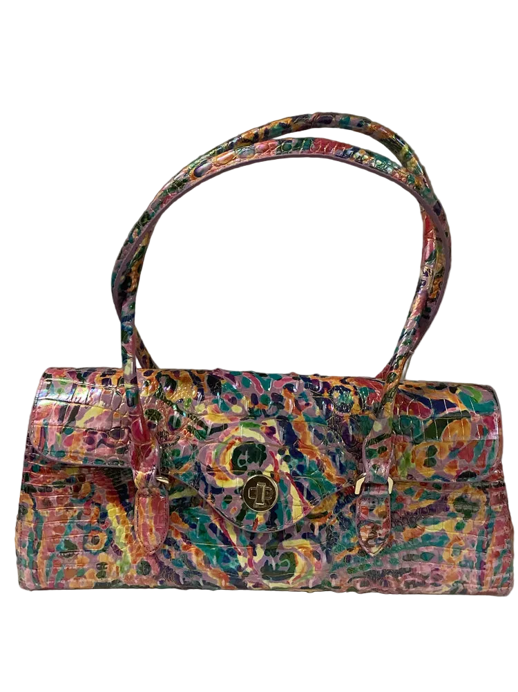 Brahmin Pink Multi Dayan Handbags