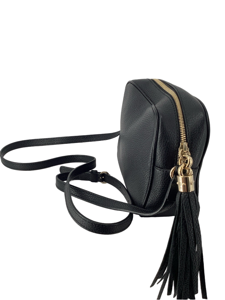 Gucci Black Soho Disco Handbags