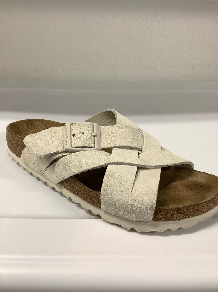 Birkenstock Shoe Size 6.5 Off White Lugano Sandals