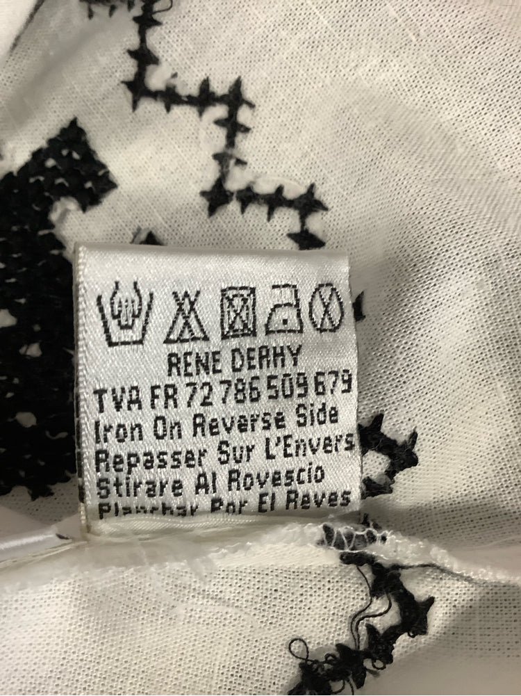 Derhy Size S White & black Shirt