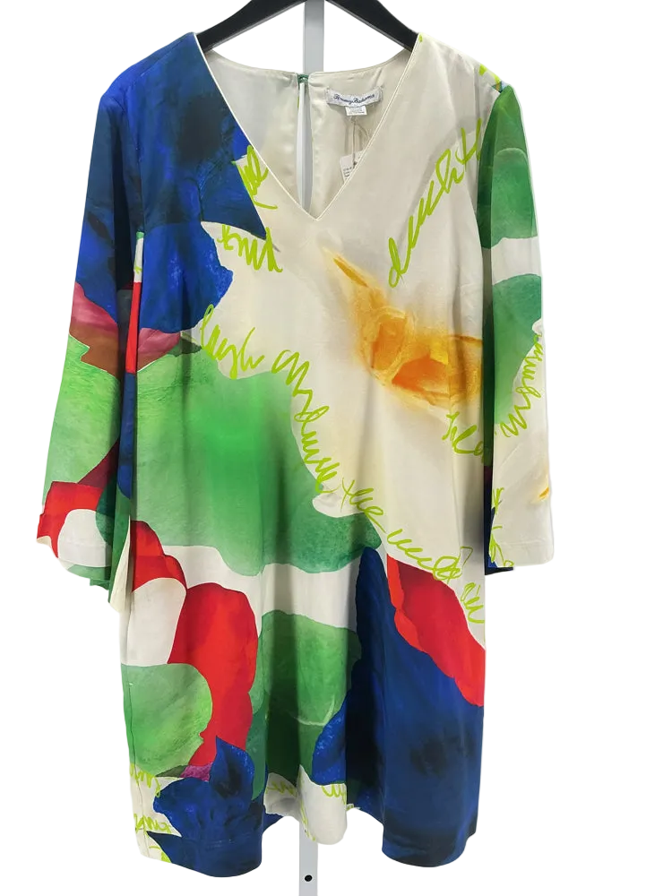 Tommy Bahama Size XL Green multi Dress