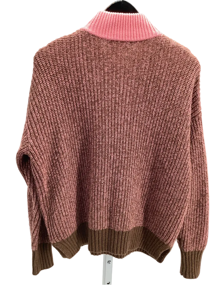 Zaket & Plover Size XS Pink & Brown Sweater