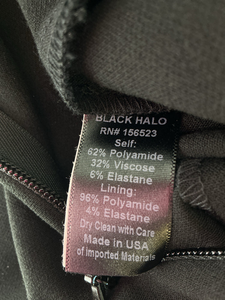 Black Halo Size 4 Black Brooklyn Jumpsuit
