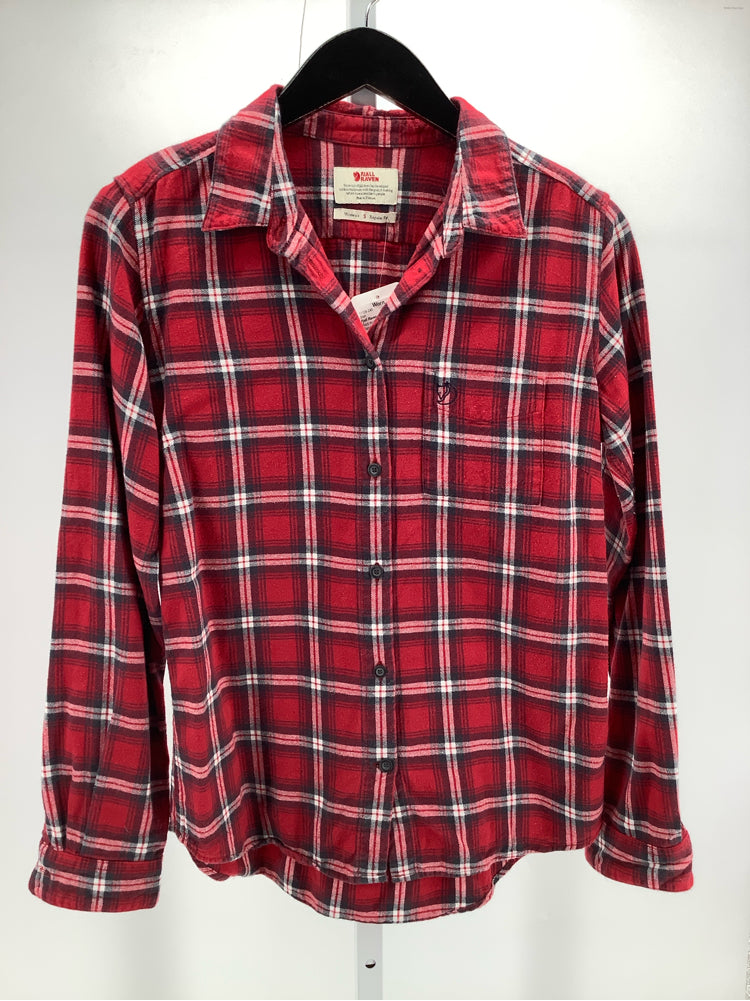Fjall Raven Size S Red multi Ovik Shirt