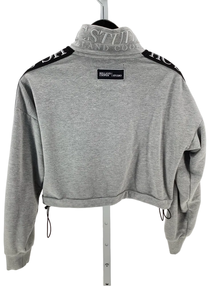 Holland Cooper Size XS Gray & Black Sweatshirt