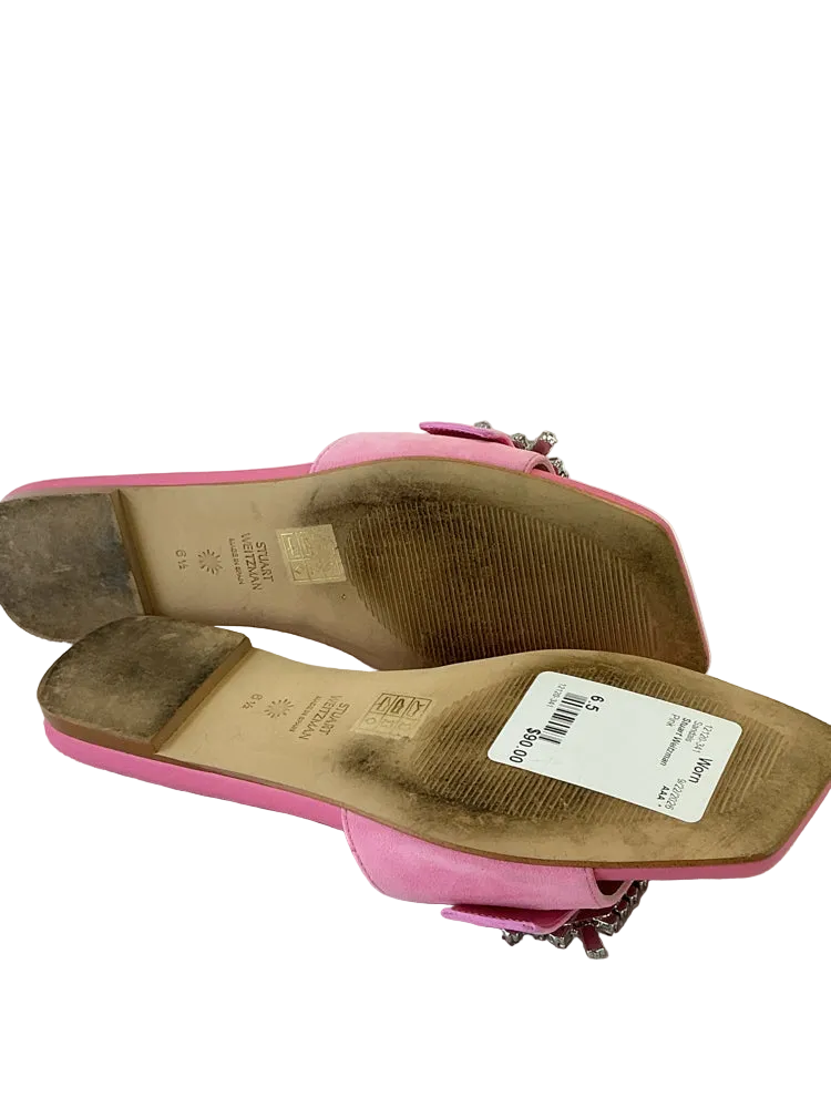 Stuart Weitzman Shoe Size 6.5 Pink Sandals