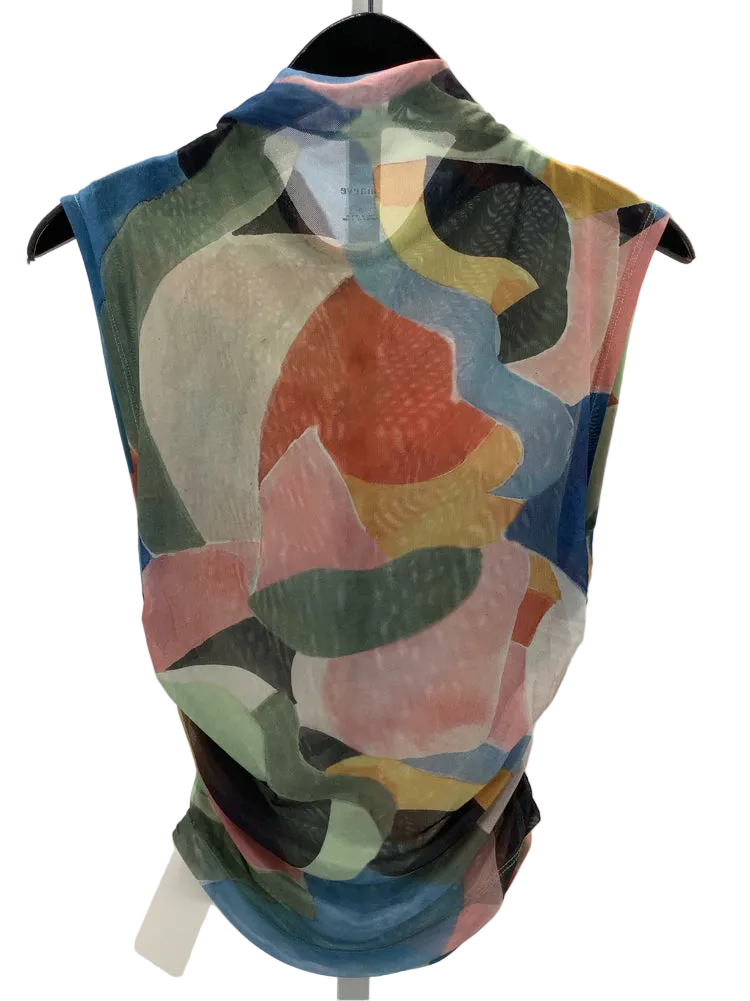 Maeve Size S Blue Multi Tank Top