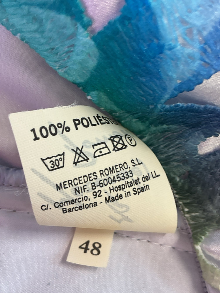 Mercedes Romero Size 4 Blue Multi Dress