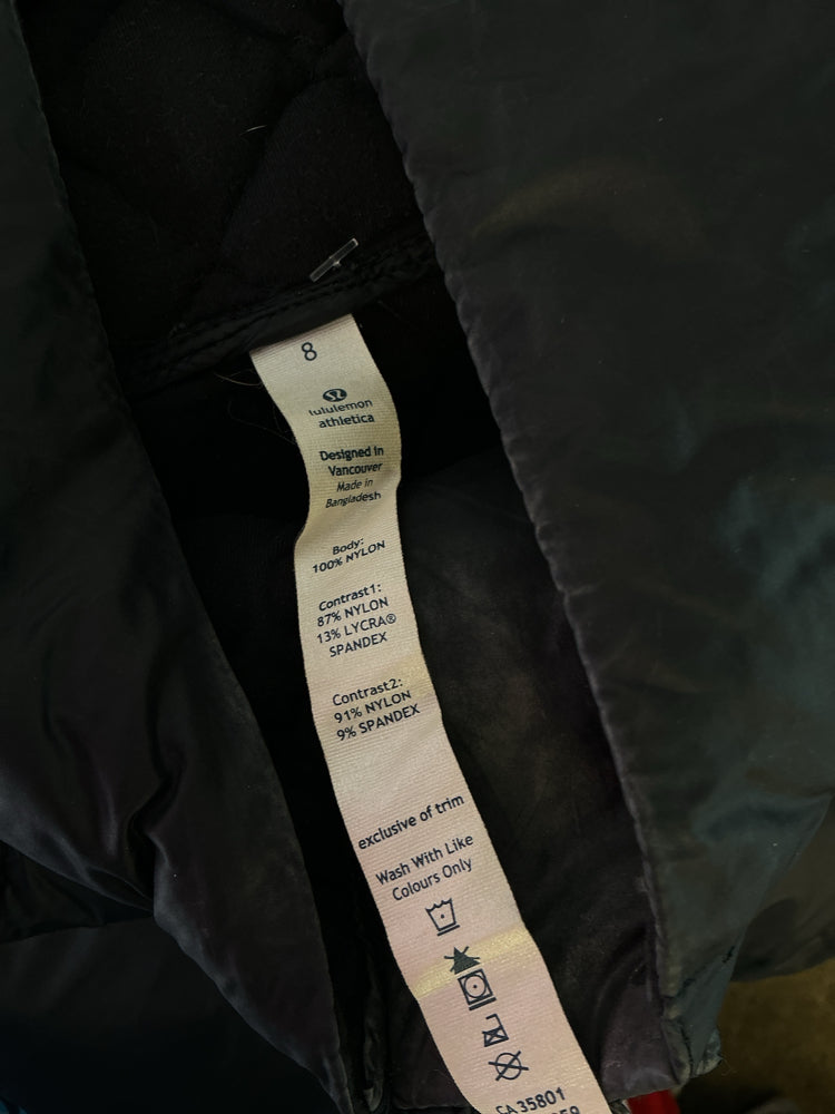 lululemon Size 8 Black Jacket