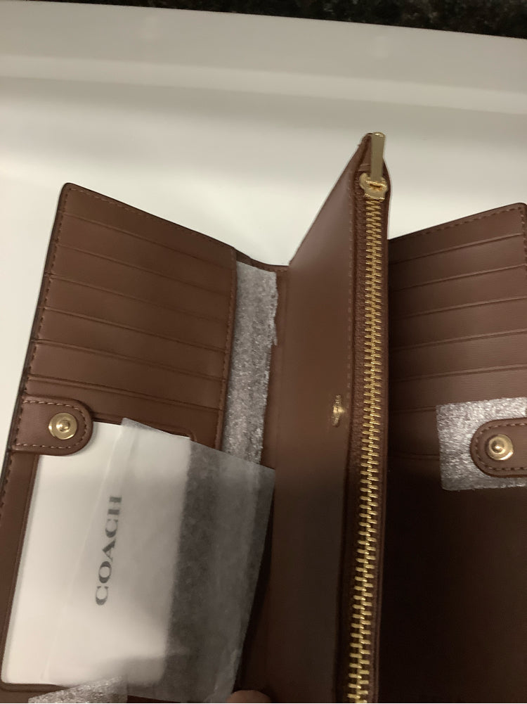 Coach Brown & Tan Wallet