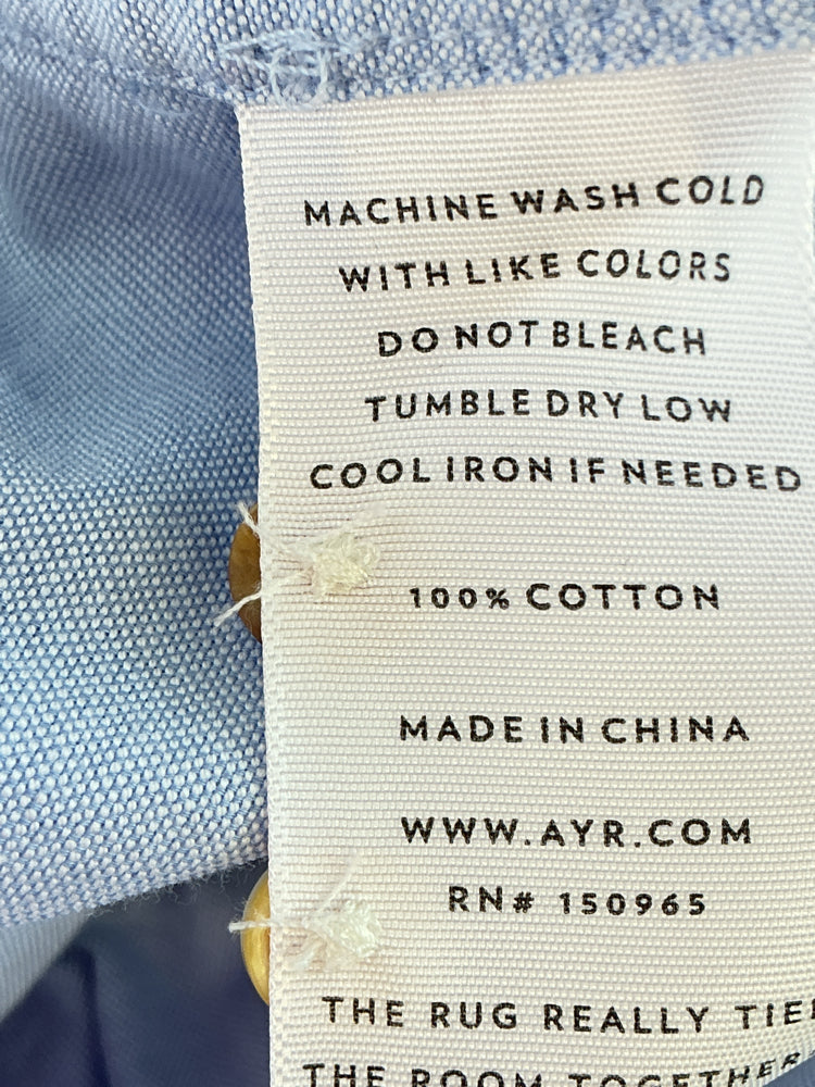 AYR Size M Blue Shirt