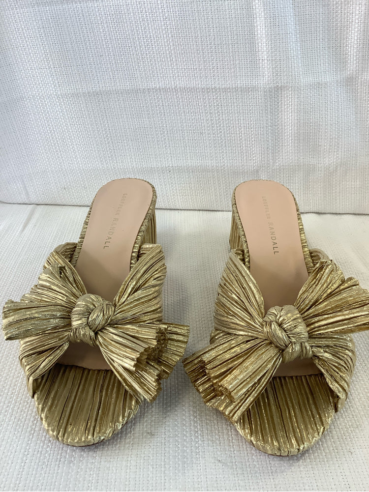 loeffler randall Shoe Size 7 Gold Penny Heels