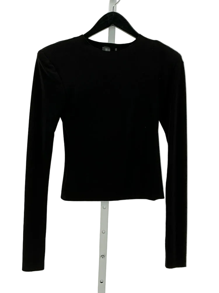 Norma Kamali Size XS Black Shirt