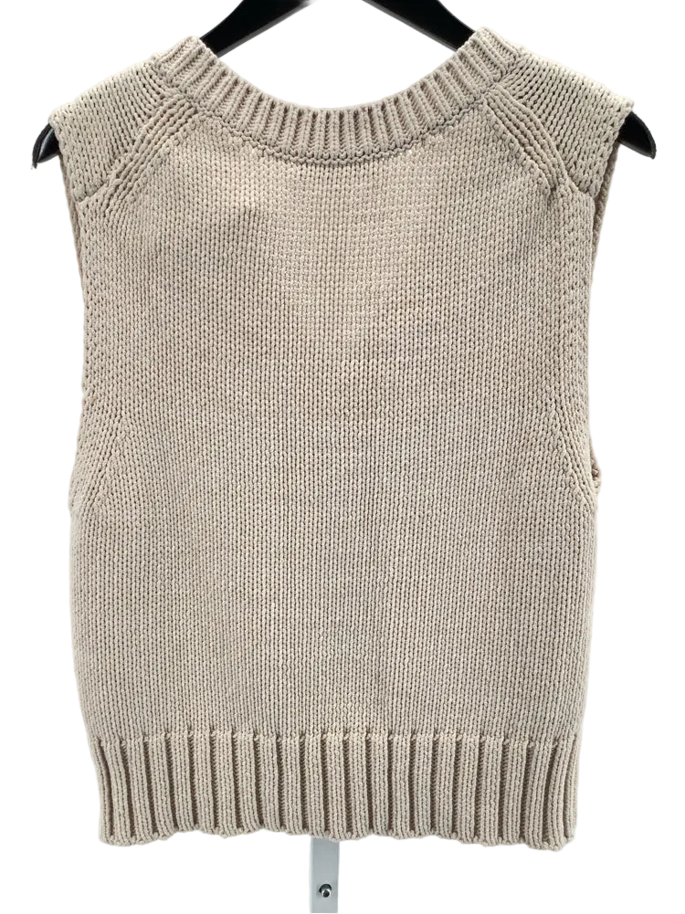 White + Warren Size M Tan Sweater