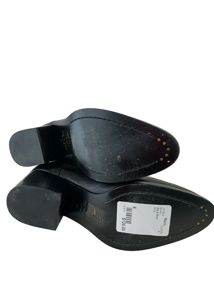 Rag & Bone Shoe Size 6 Black Booties