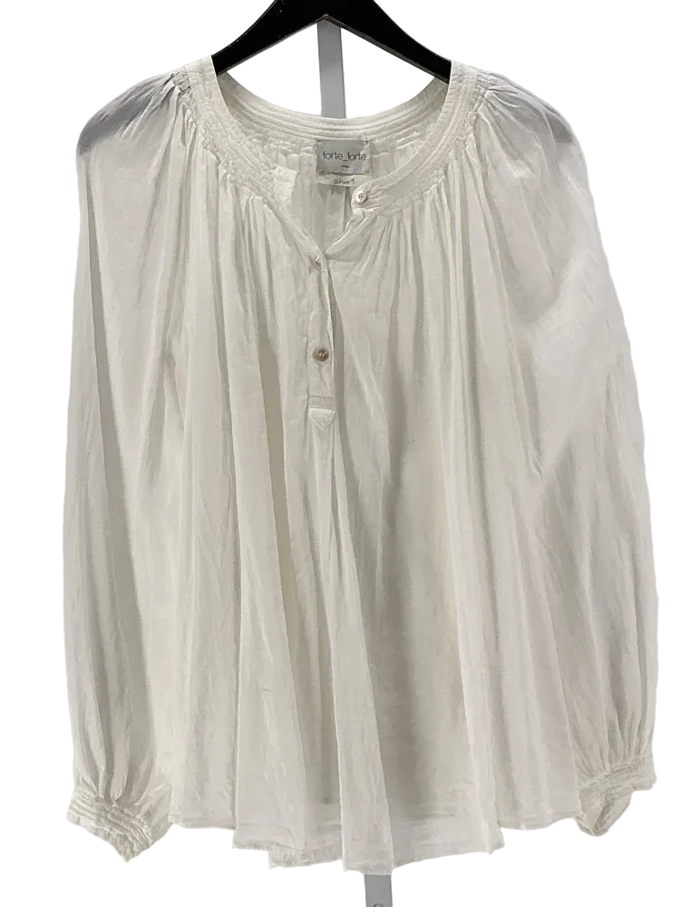 forte forte Size 6 White Shirt