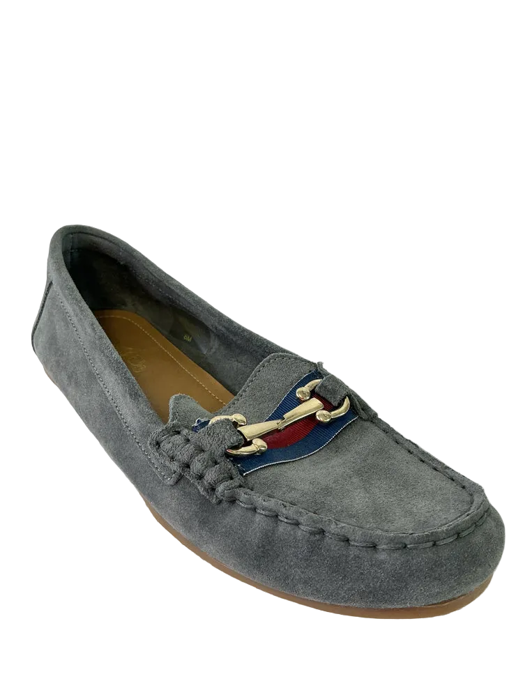 Coach and Four Shoe Size 8 Gray Loafers