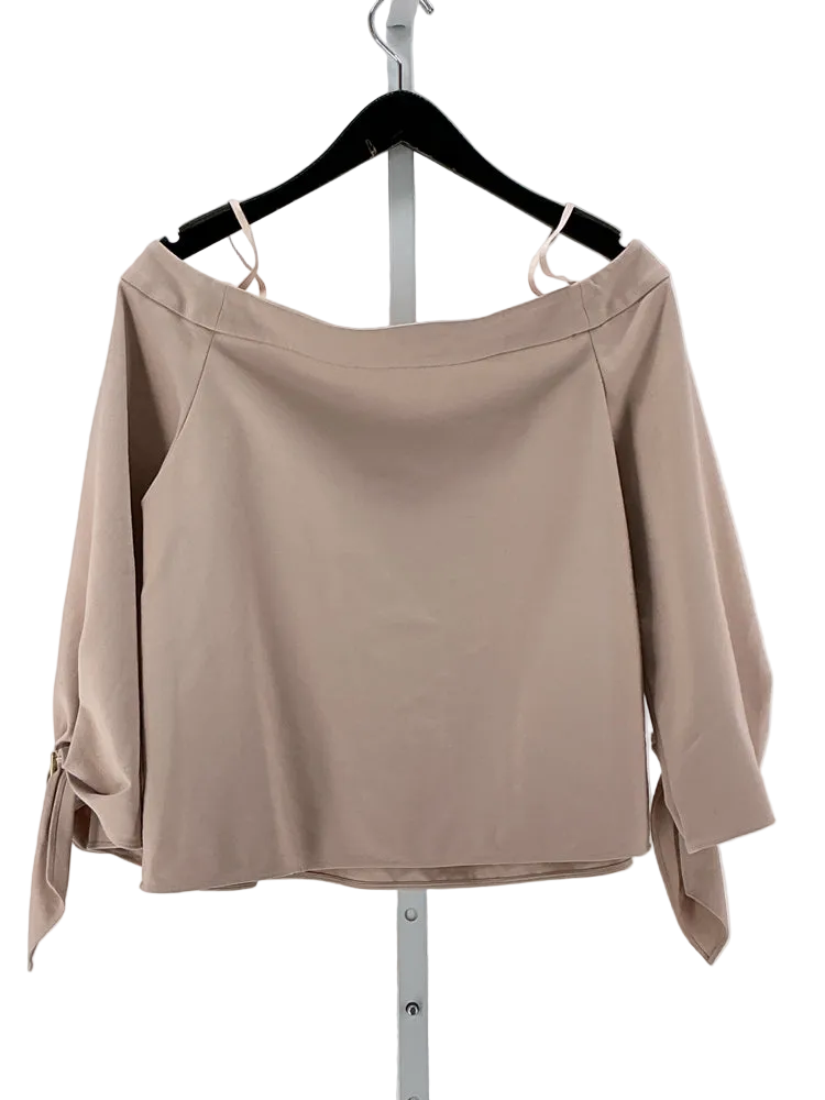 tibi Size 8 Tan Shirt
