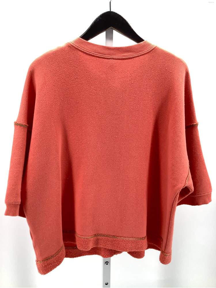 Free People Size M Orange Matilda Cardigan