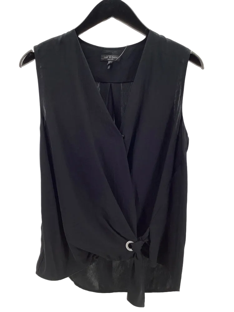 Rag & Bone Size S Black Felix Shirt