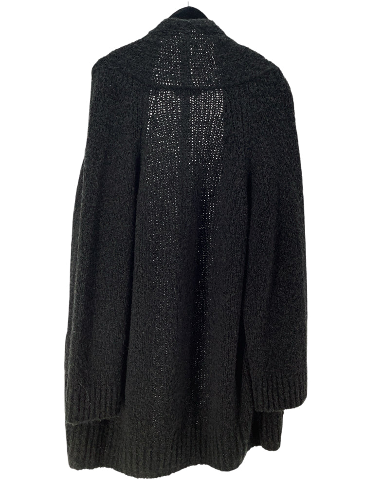 Vince Size L Black & Gray Cardigan