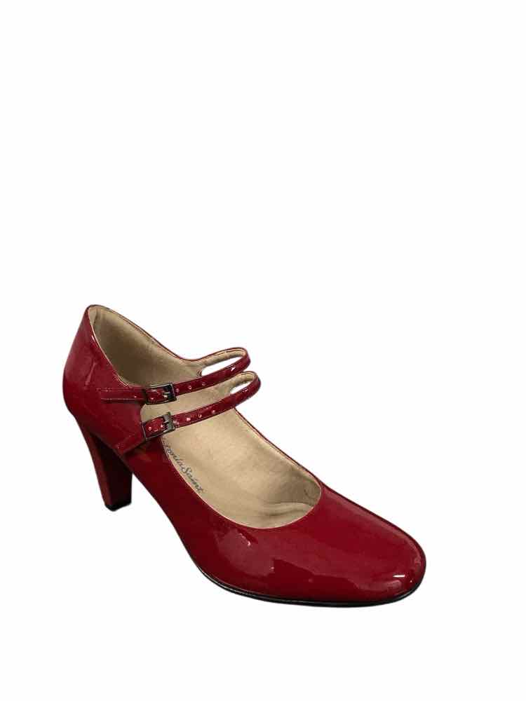 Antonia Saint Shoe Size 9 Red Emma Jane Heels