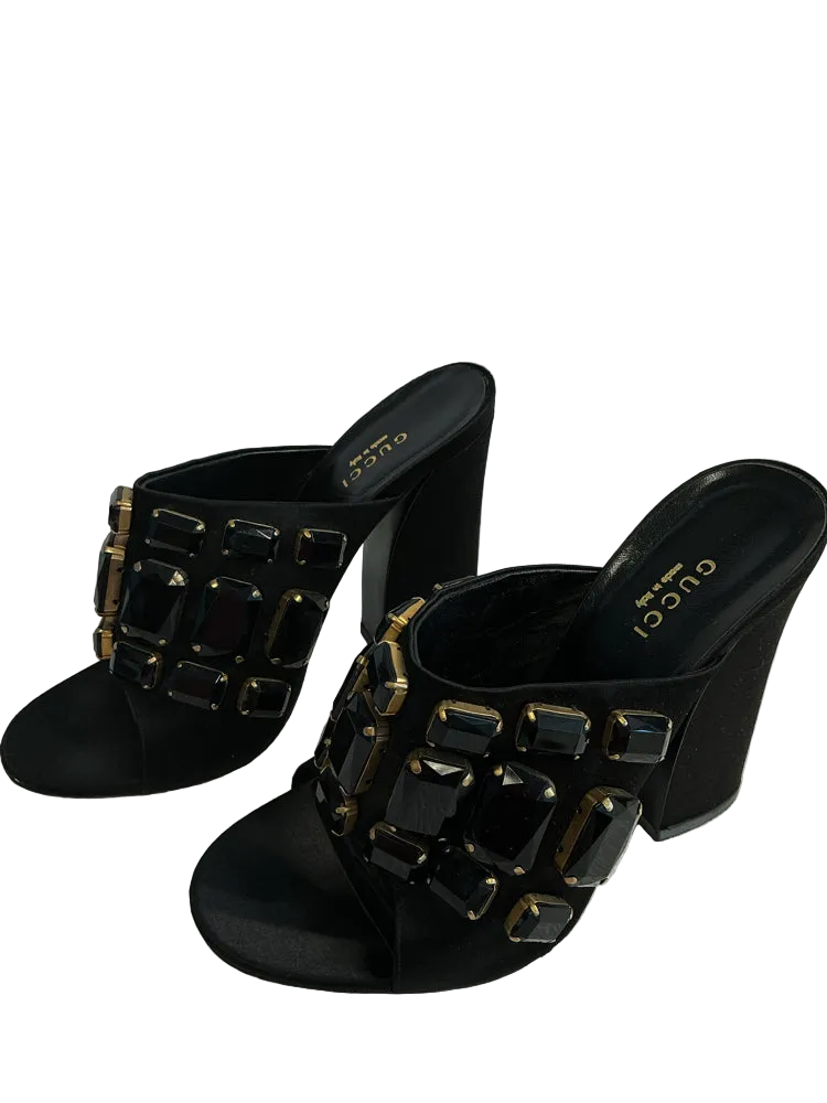 Gucci Shoe Size 6.5/7 Black Heels