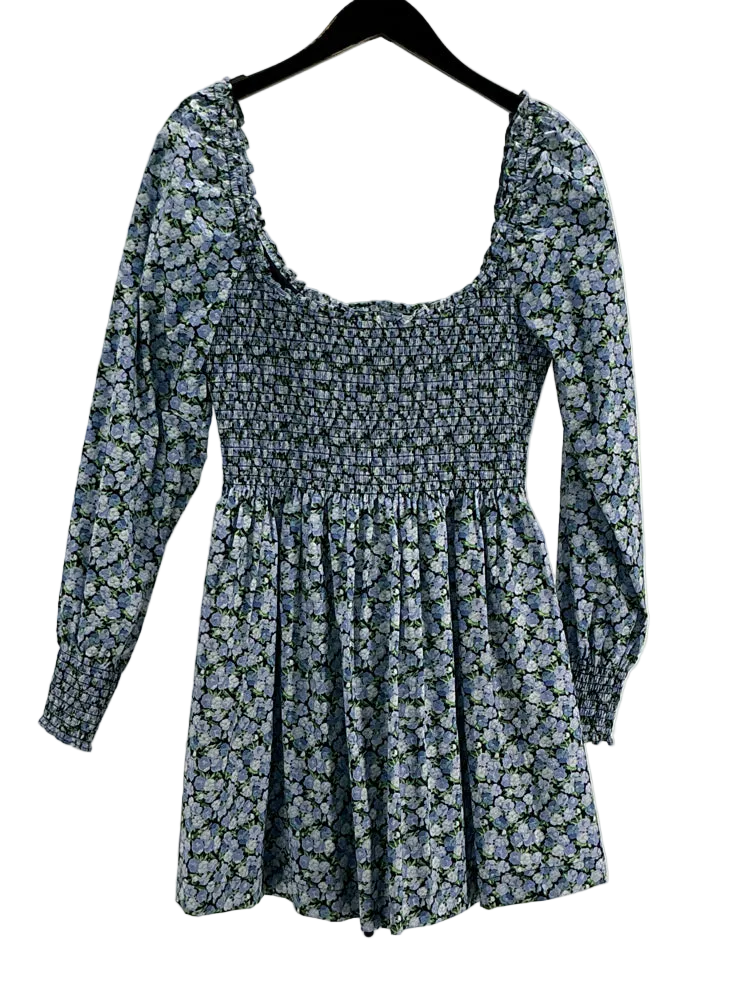 Hill House Size M Blue Multi THE NAP DRESS Dress