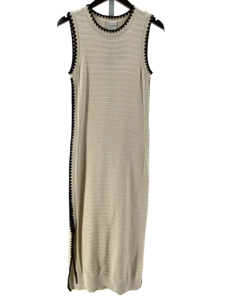 Varley Size XS Cream & Black Dress