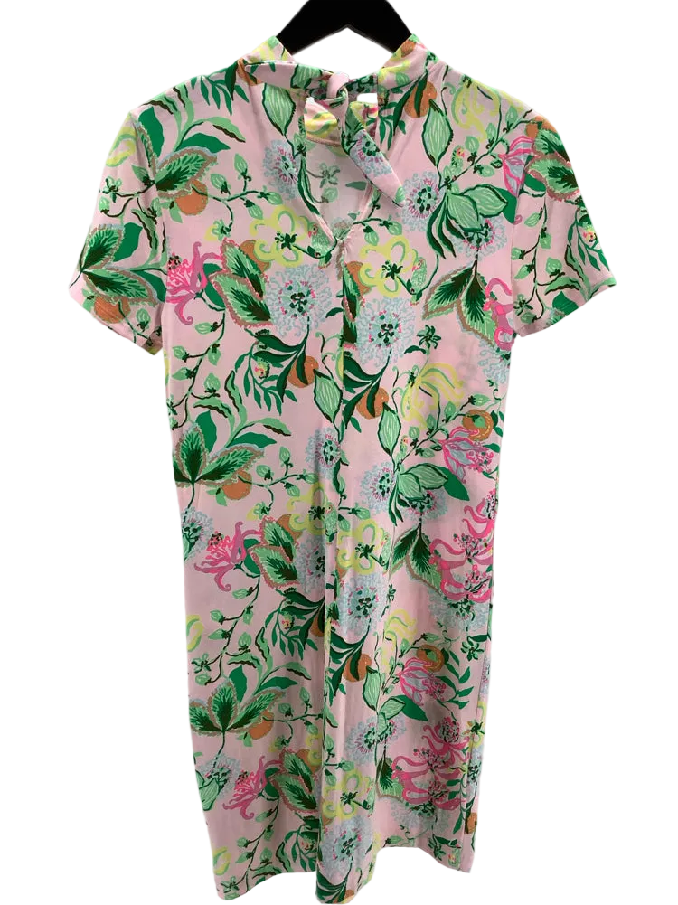 Lilly Pulitzer Size M Pink multi Hallie Dress