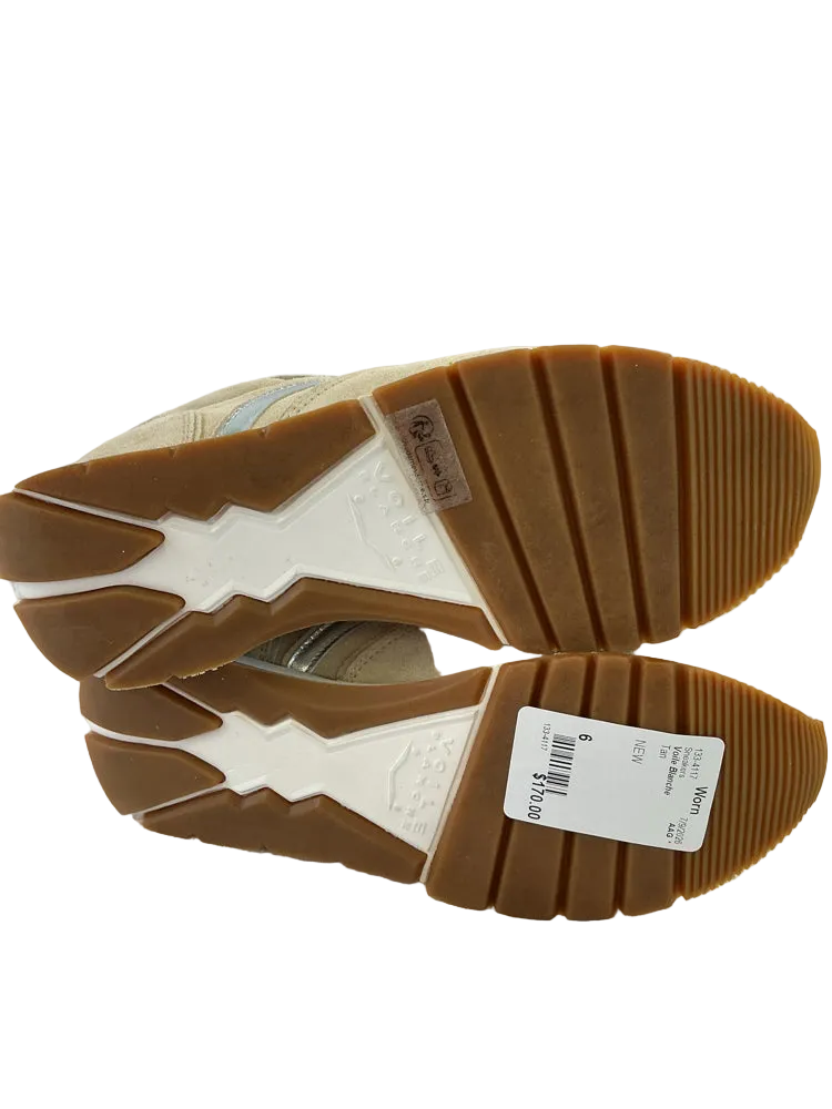 Voile Blanche Shoe Size 6 Tan Sneakers