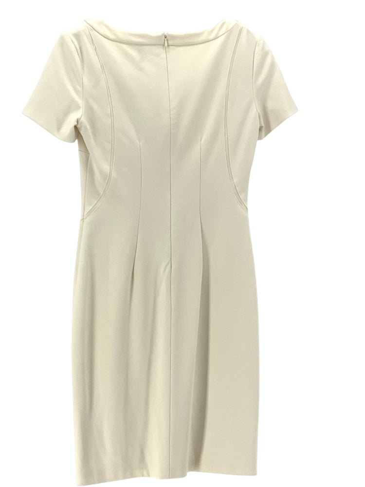 Halston Heritage Size 6 Cream Dress