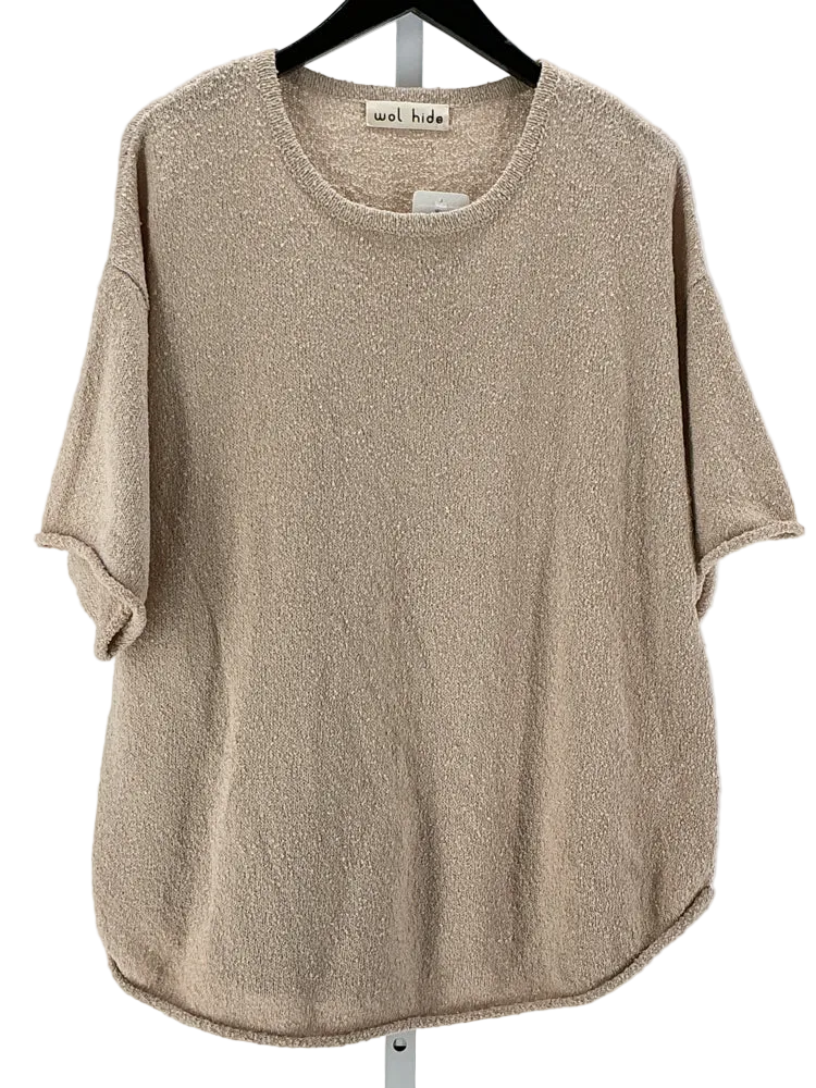 wol hide Size M/L Tan Shirt