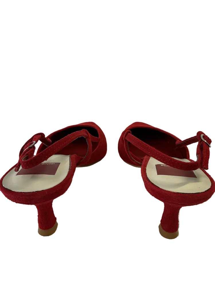 Dolce Vita Shoe Size 8 Red Kitten Heel