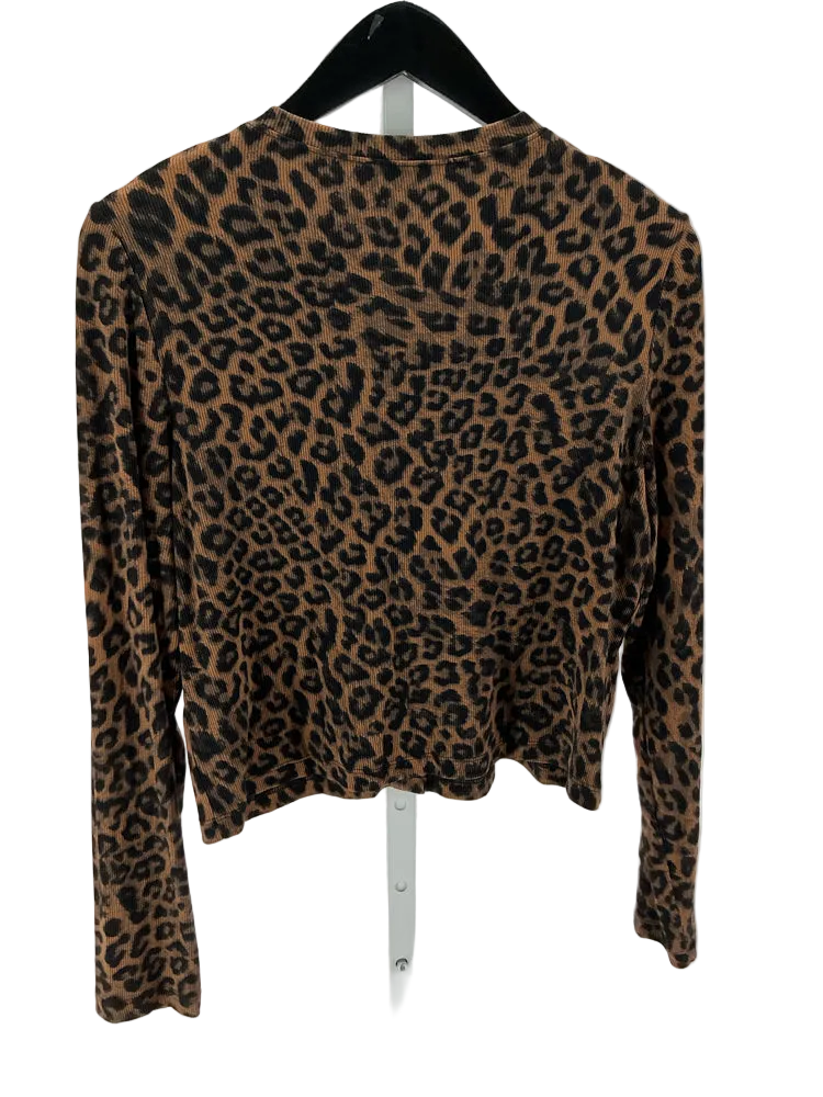 LNA Size XS Black & Brown Shirt