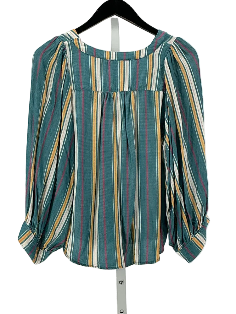 Maeve Size S Blue Multi Shirt