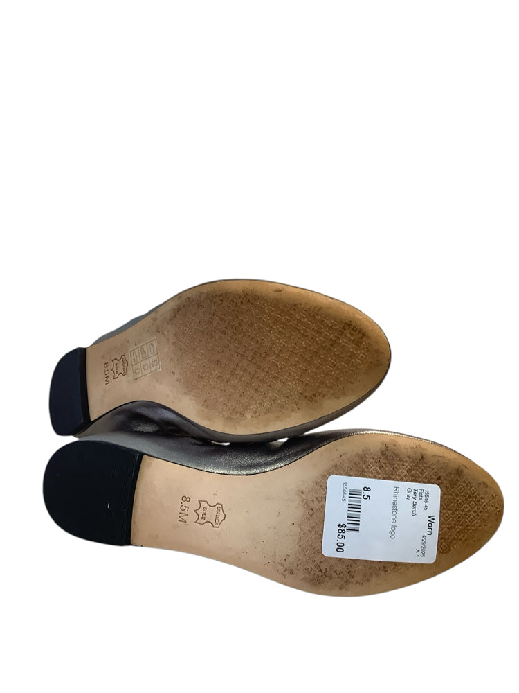 Tory Burch Shoe Size 8.5 Gray Flats