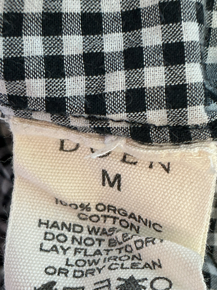 Doen Size M Black & White Shirt