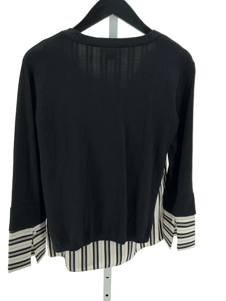 Club Monaco Size XS Black & White Shirt