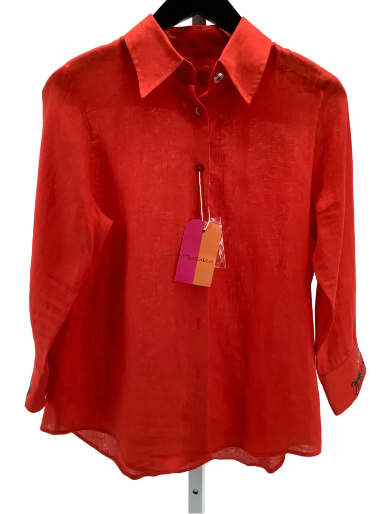 Vilagallo Size 6/8 Red Shirt