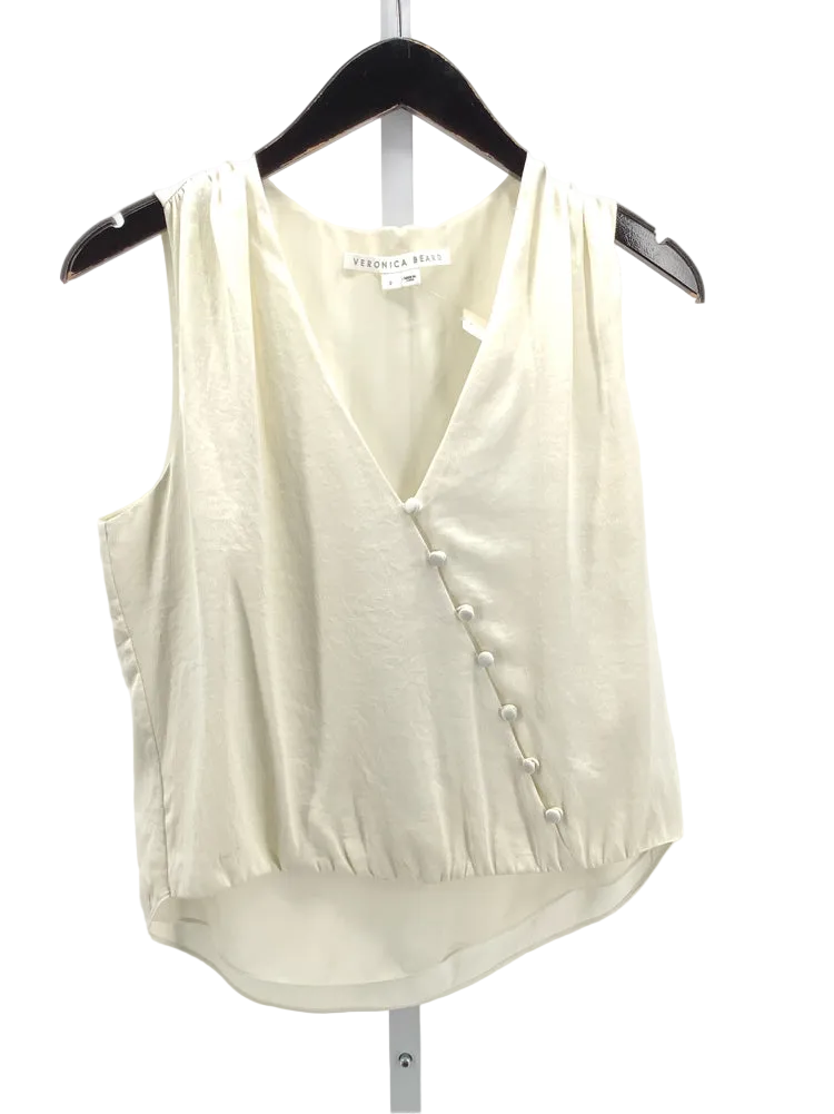 Veronica Beard Size 2 Cream Rahi Shirt