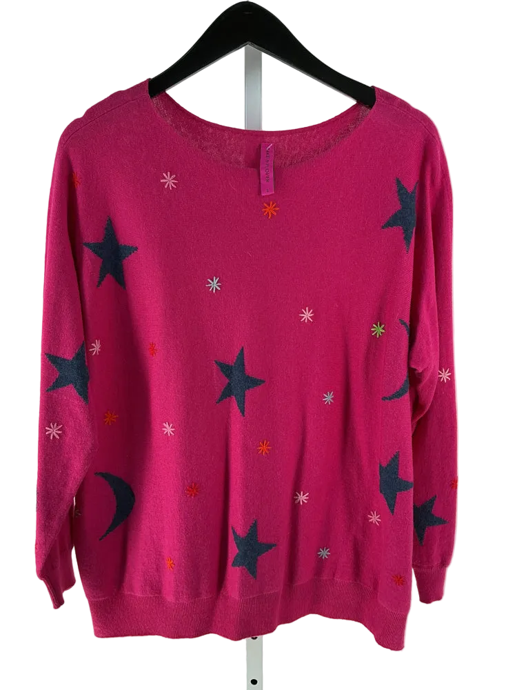 Zaket & Plover Size L Pink multi Sweater