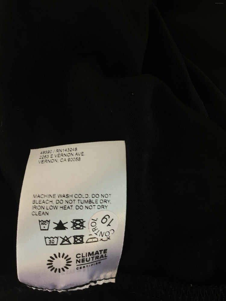 Reformation Size L Black Dress