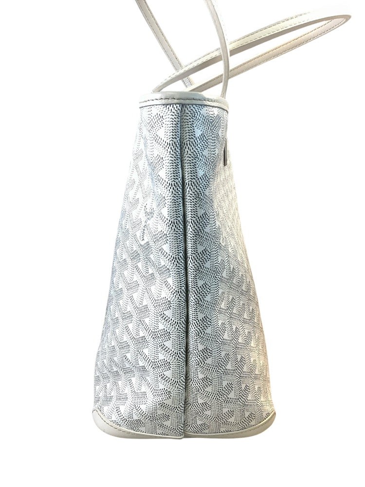 Goyard White & Gray Artois PM Handbags