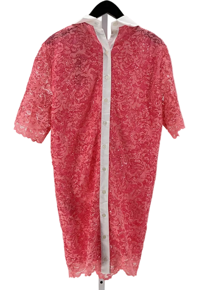 Stella Nova Size 6 Pink & White Dress