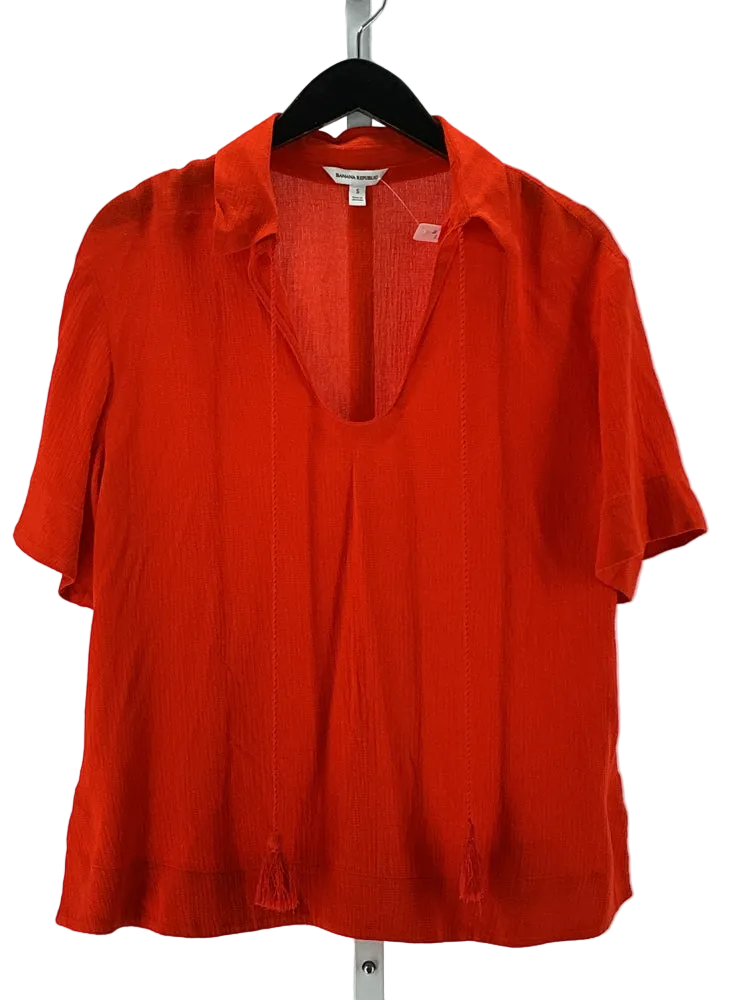 Banana Republic Size S Orange Shirt
