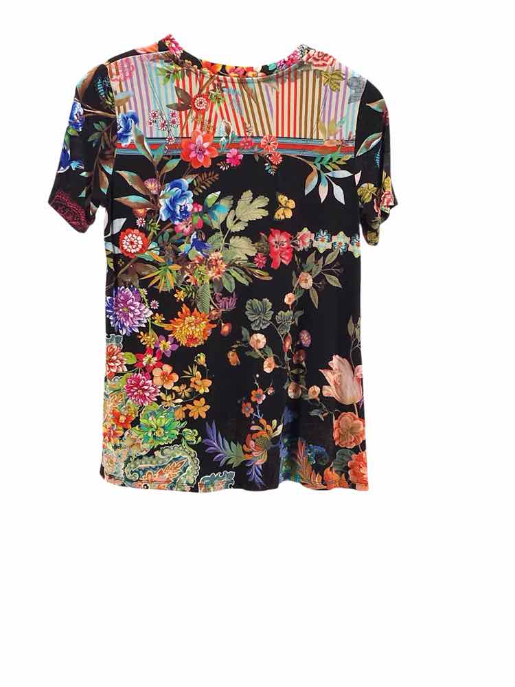 Johnny Was Size XS Black multi Shirt