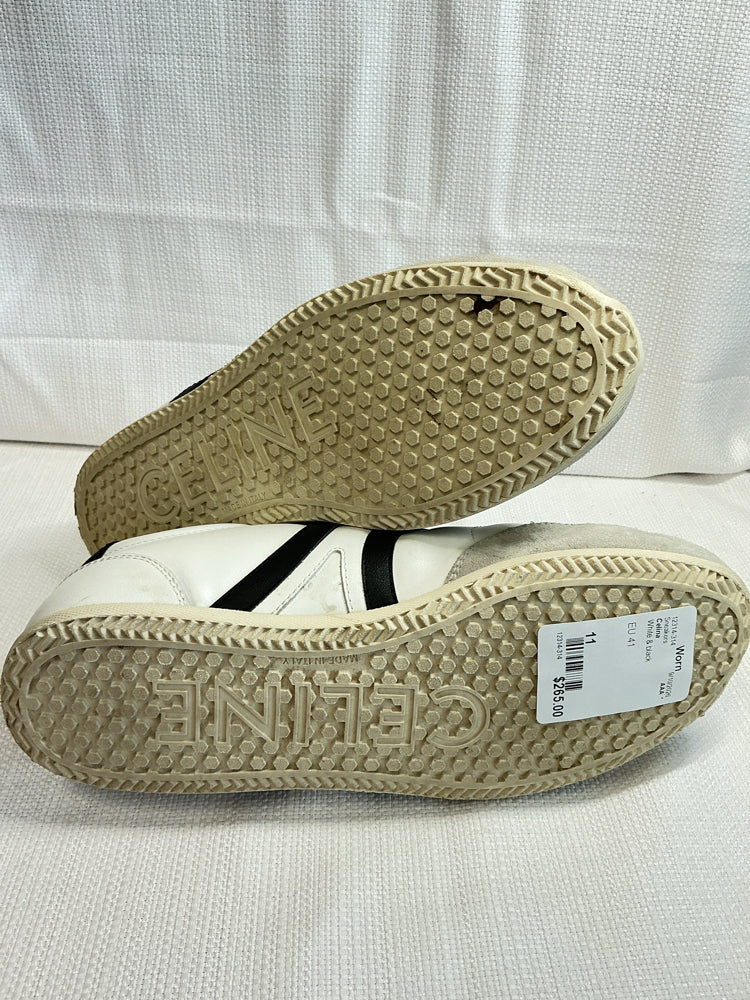 Celina Shoe Size 11 White & black Sneakers